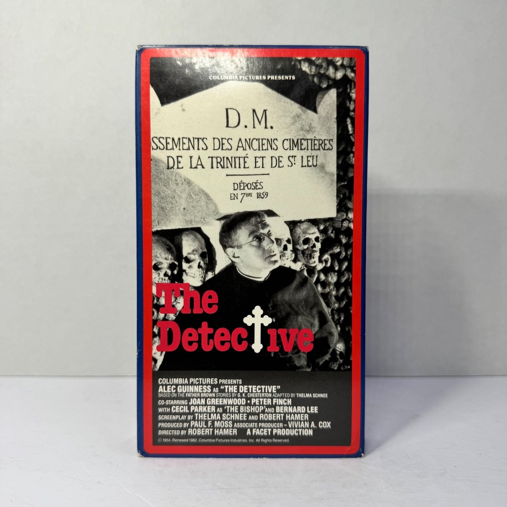 The Detective VHS Alec Guinness Father Brown Mystery Movie Columbia TriStar 1954